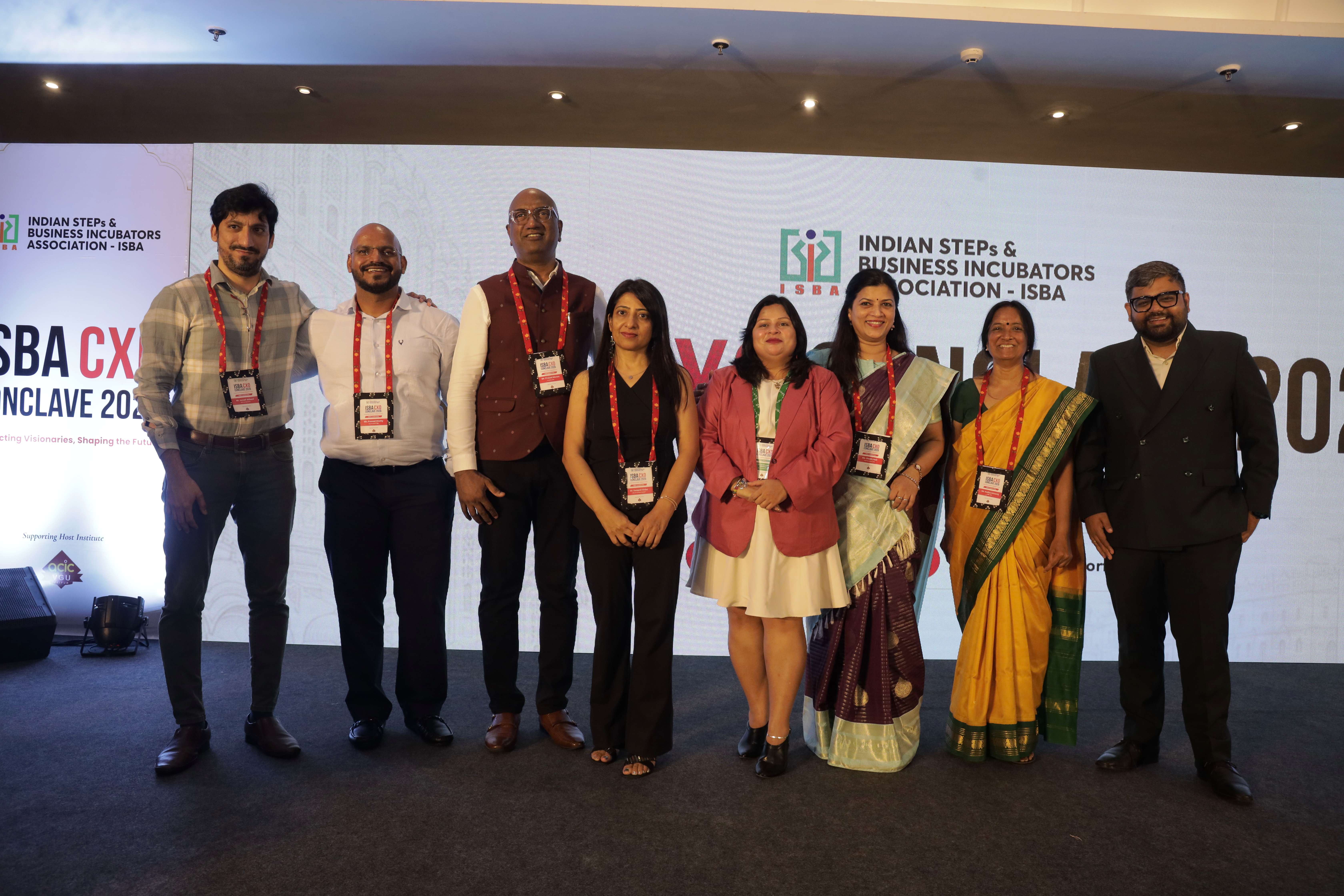 Speakers and delegates on stage